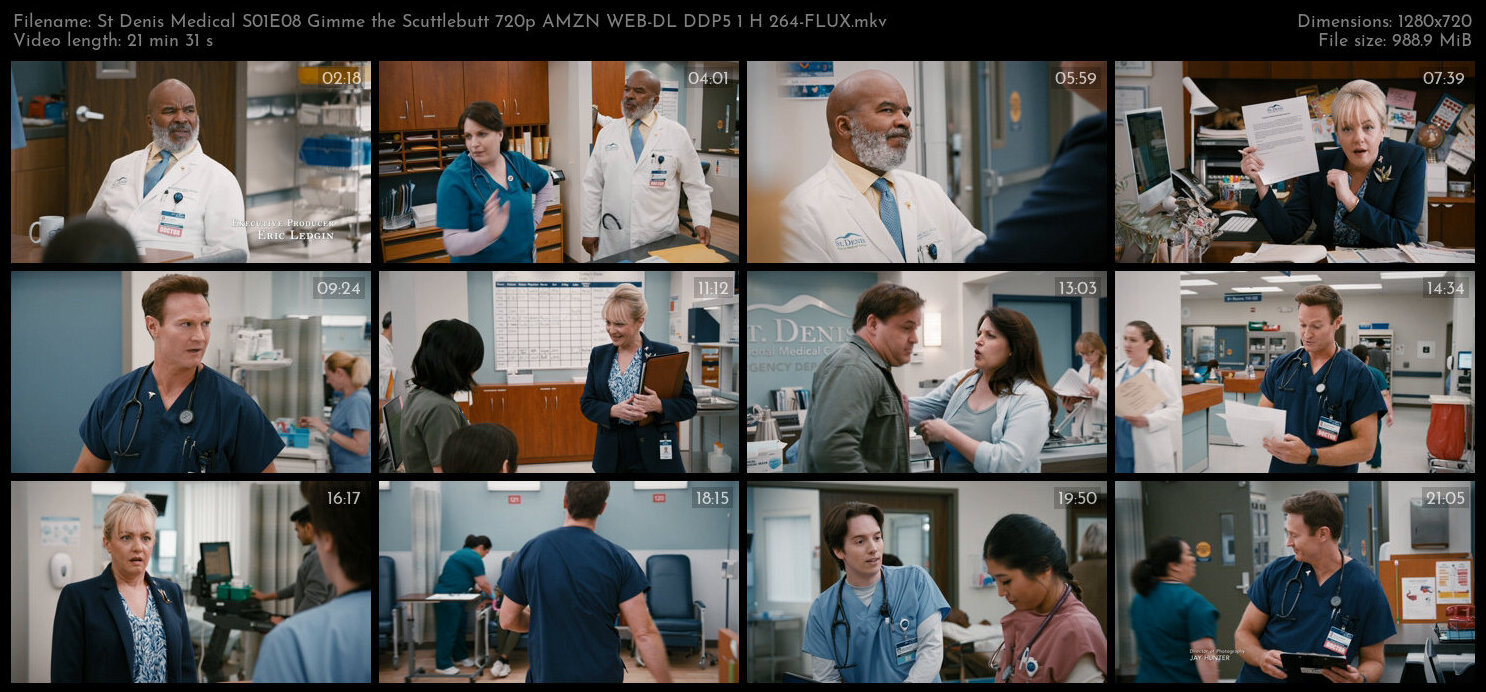 St Denis Medical S01E08 Gimme the Scuttlebutt 720p AMZN WEB DL DDP5 1 H 264 FLUX TGx