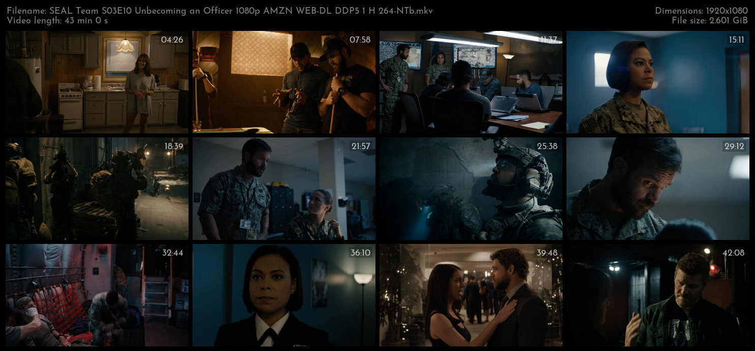 SEAL Team S03E10 Unbecoming an Officer 1080p AMZN WEB DL DDP5 1 H 264 NTb TGx