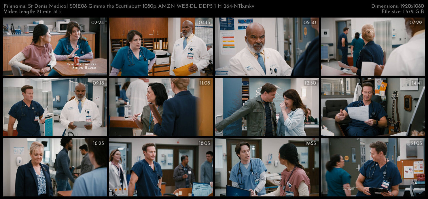 St Denis Medical S01E08 Gimme the Scuttlebutt 1080p AMZN WEB DL DDP5 1 H 264 NTb TGx