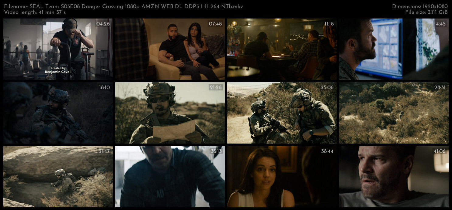 SEAL Team S03E08 Danger Crossing 1080p AMZN WEB DL DDP5 1 H 264 NTb TGx