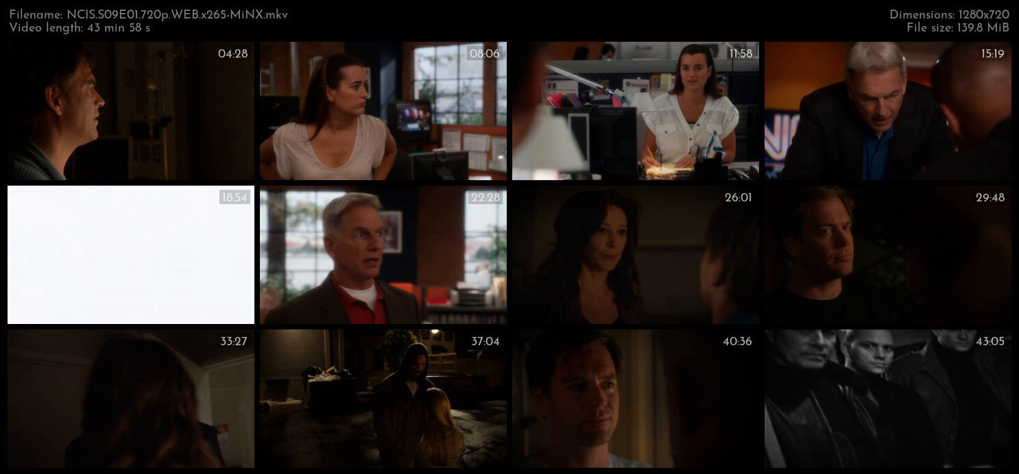 NCIS S09E01 720p WEB x265 MiNX TGx