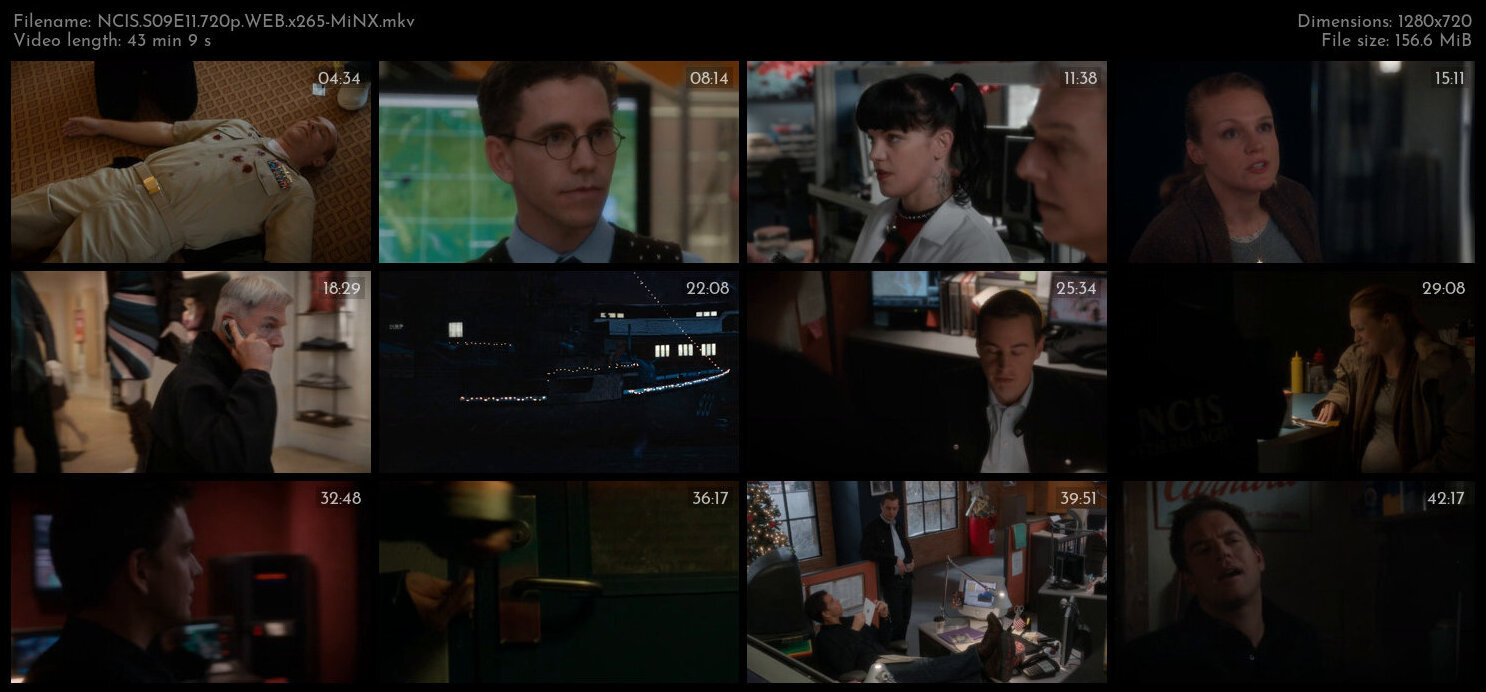 NCIS S09E11 720p WEB x265 MiNX TGx