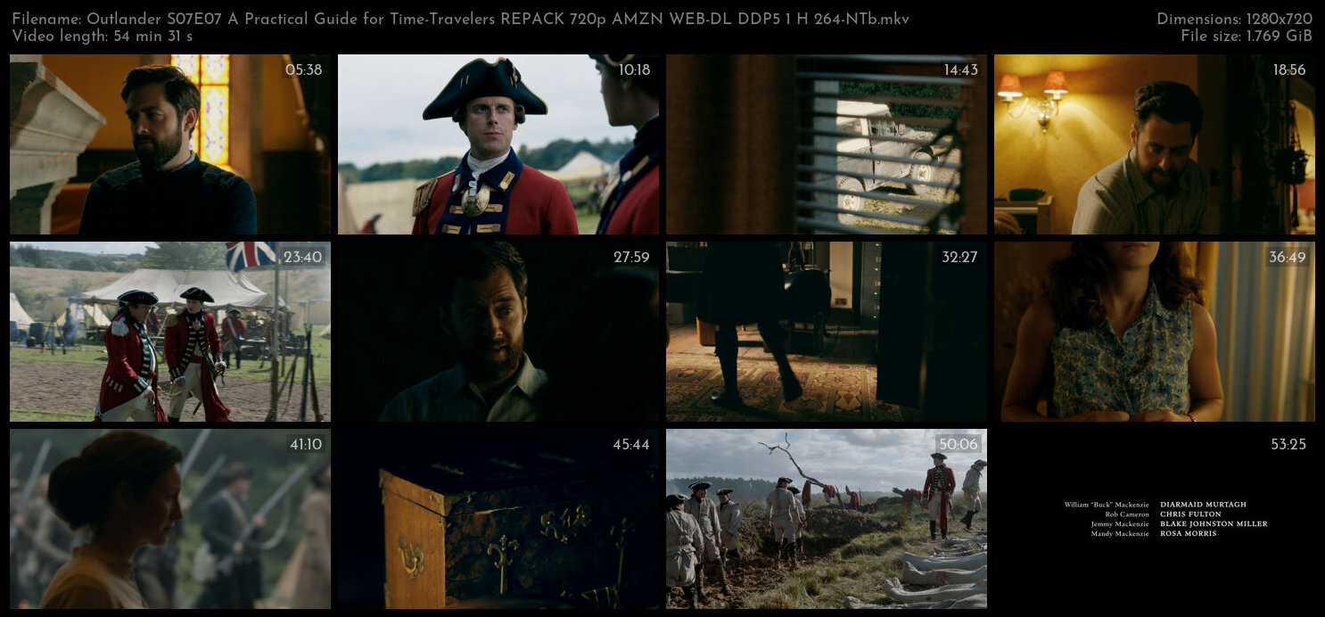 Outlander S07E07 A Practical Guide for Time Travelers REPACK 720p AMZN WEB DL DDP5 1 H 264 NTb TGx