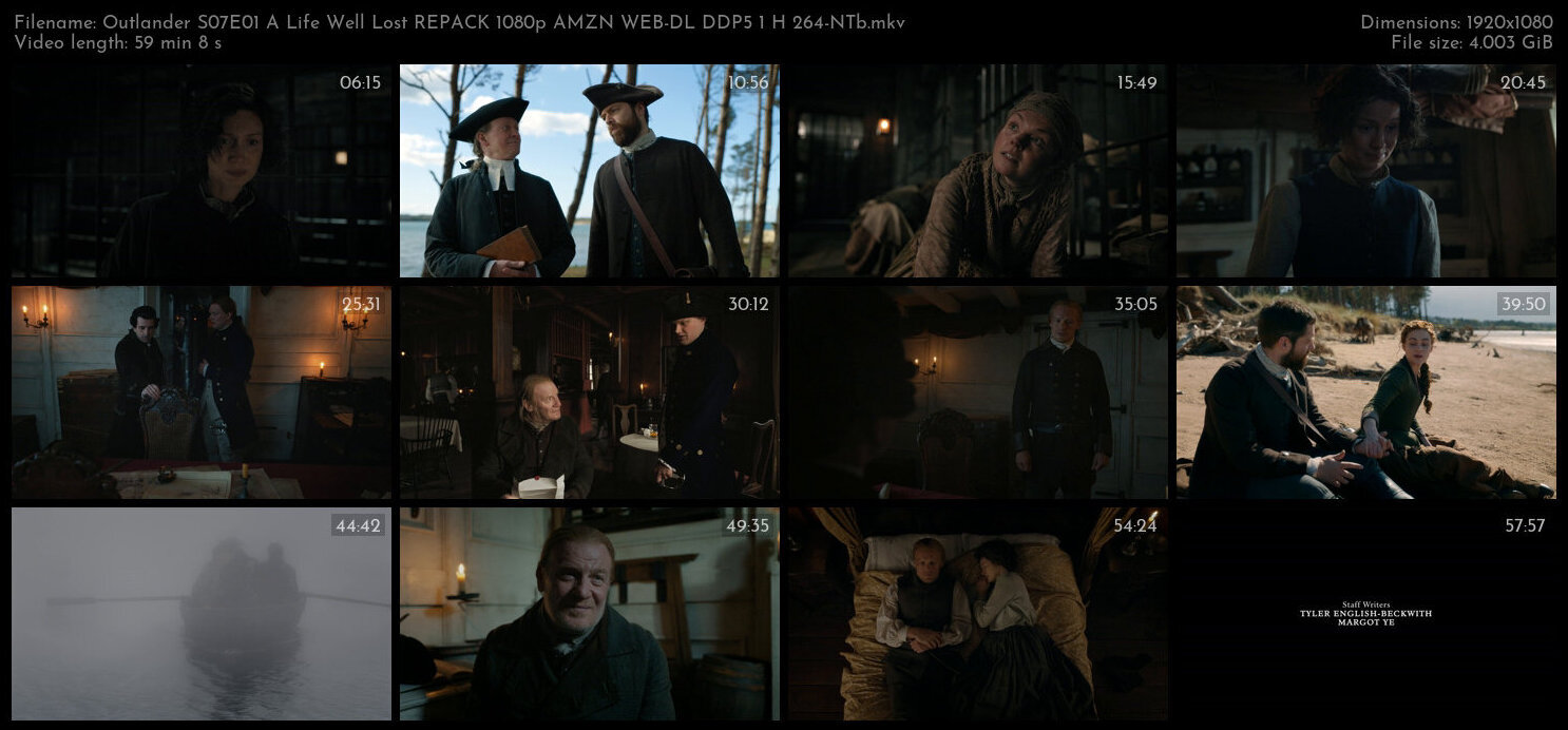 Outlander S07E01 A Life Well Lost REPACK 1080p AMZN WEB DL DDP5 1 H 264 NTb TGx