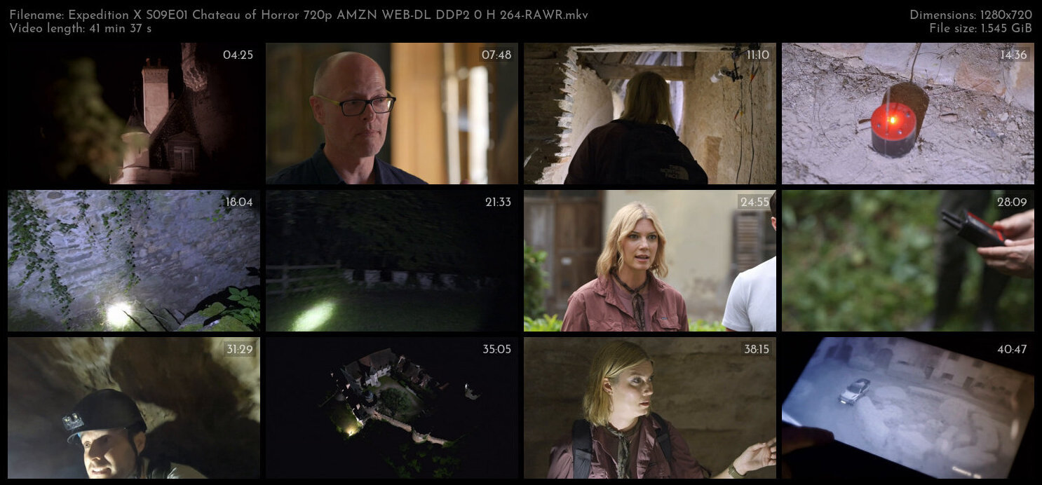 Expedition X S09E01 Chateau of Horror 720p AMZN WEB DL DDP2 0 H 264 RAWR TGx