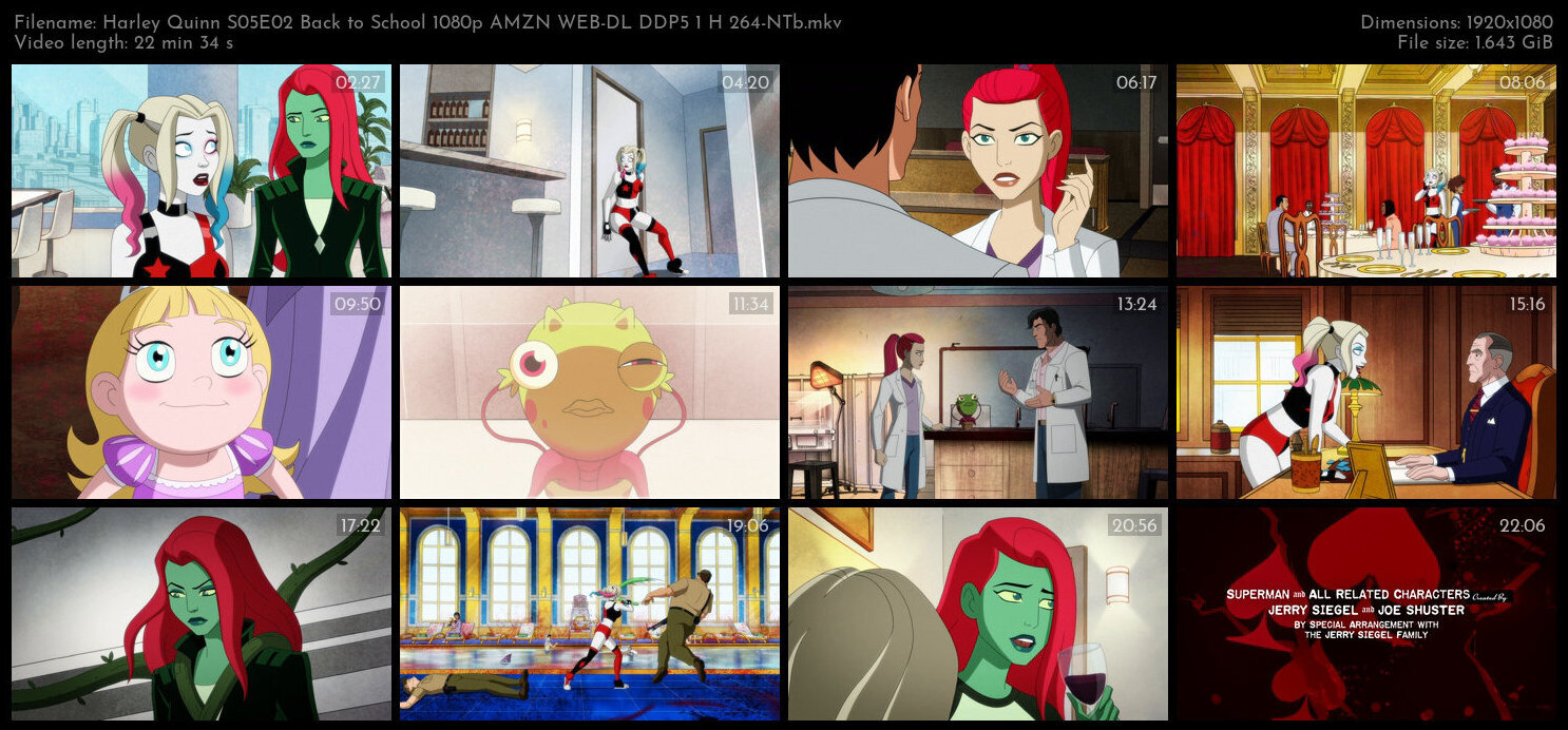 Harley Quinn S05E02 Back to School 1080p AMZN WEB DL DDP5 1 H 264 NTb TGx