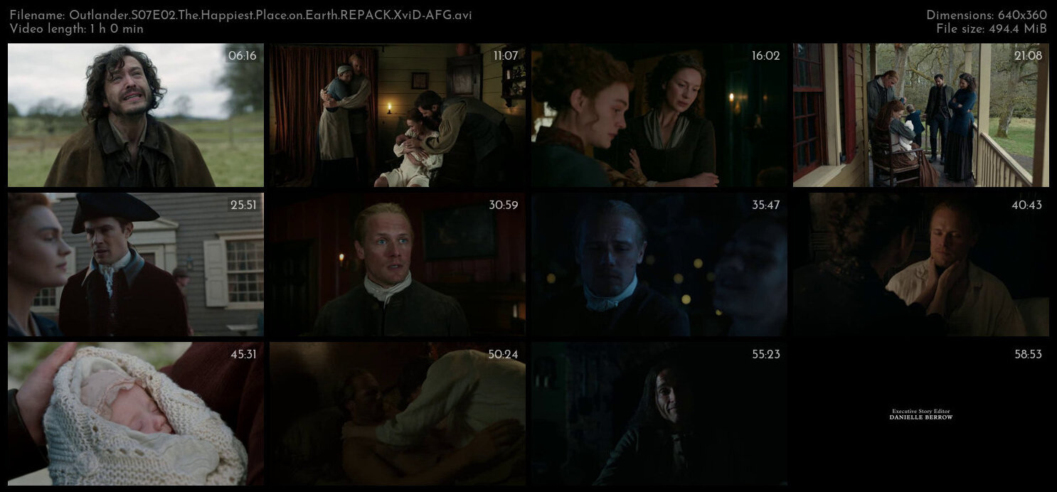 Outlander S07E02 The Happiest Place on Earth REPACK XviD AFG TGx