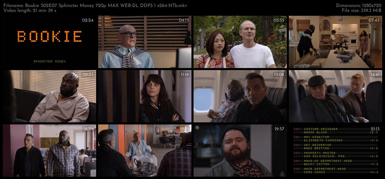 Bookie S02E07 Sphincter Money 720p MAX WEB DL DDP5 1 x264 NTb TGx