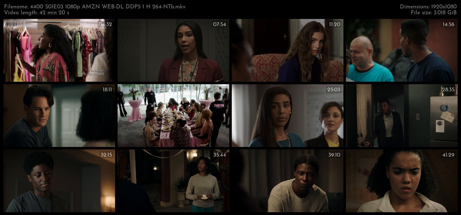 4400 S01E03 1080p AMZN WEB DL DDP5 1 H 264 NTb TGx