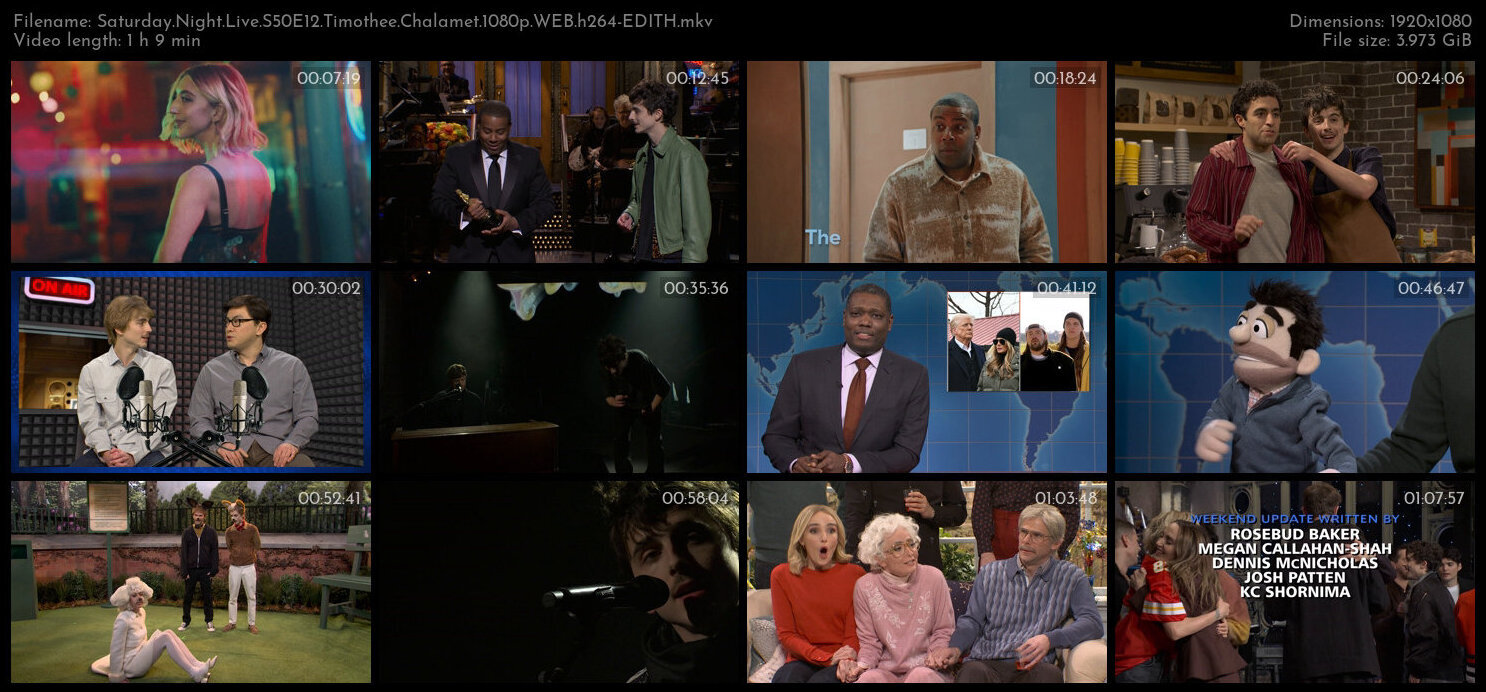 Saturday Night Live S50E12 Timothee Chalamet 1080p WEB h264 EDITH TGx