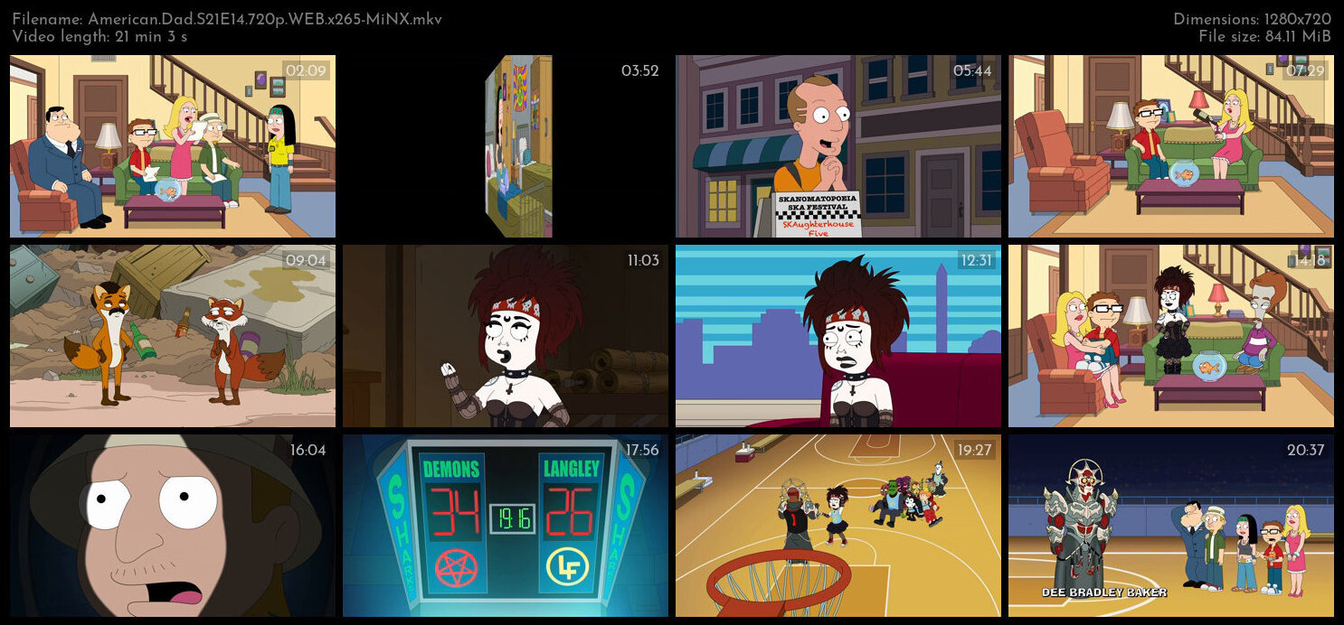 American Dad S21E14 720p WEB x265 MiNX TGx