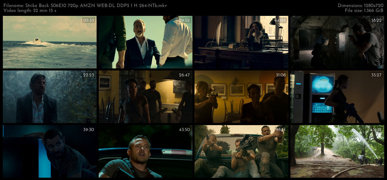 Strike Back S06E10 720p AMZN WEB DL DDP5 1 H 264 NTb TGx