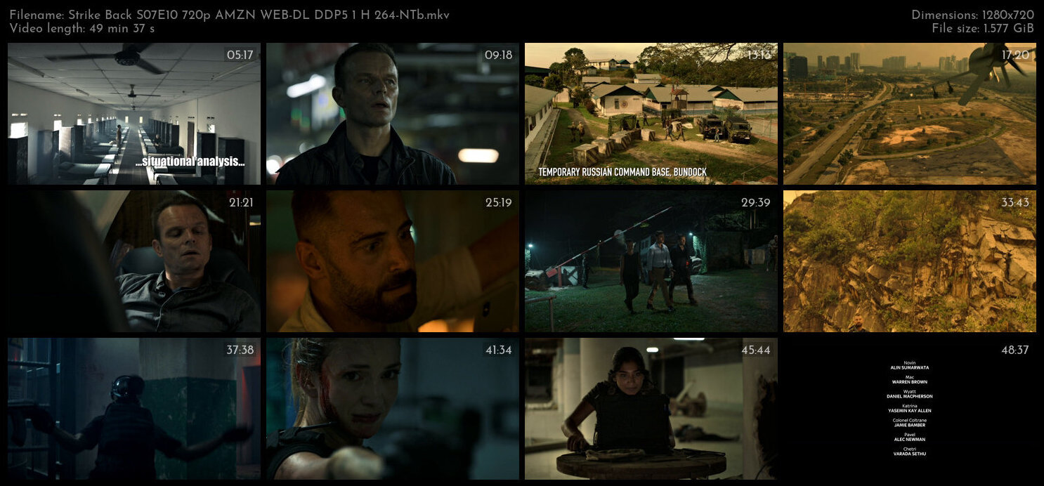 Strike Back S07E10 720p AMZN WEB DL DDP5 1 H 264 NTb TGx