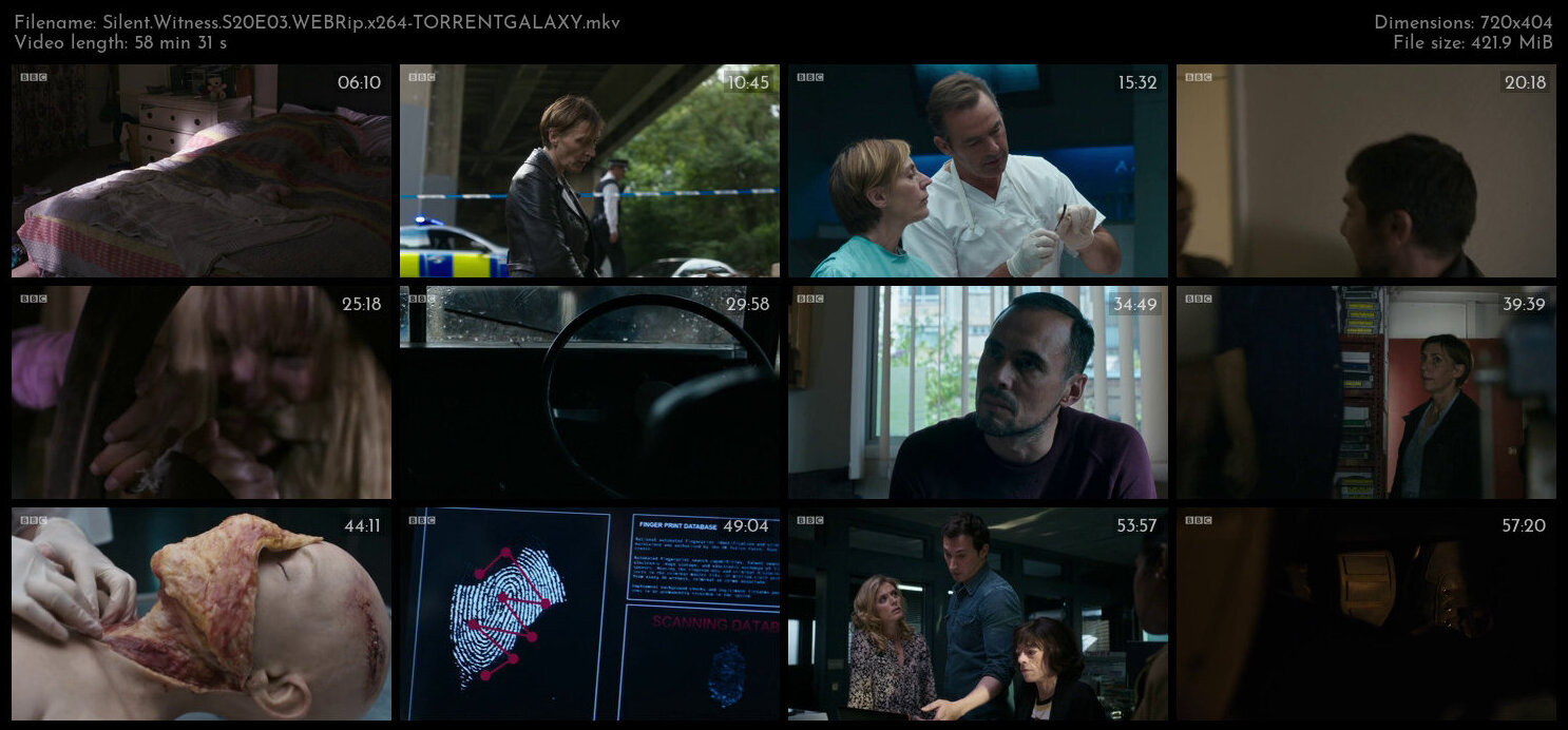 Silent Witness S20E03 WEBRip x264 TORRENTGALAXY