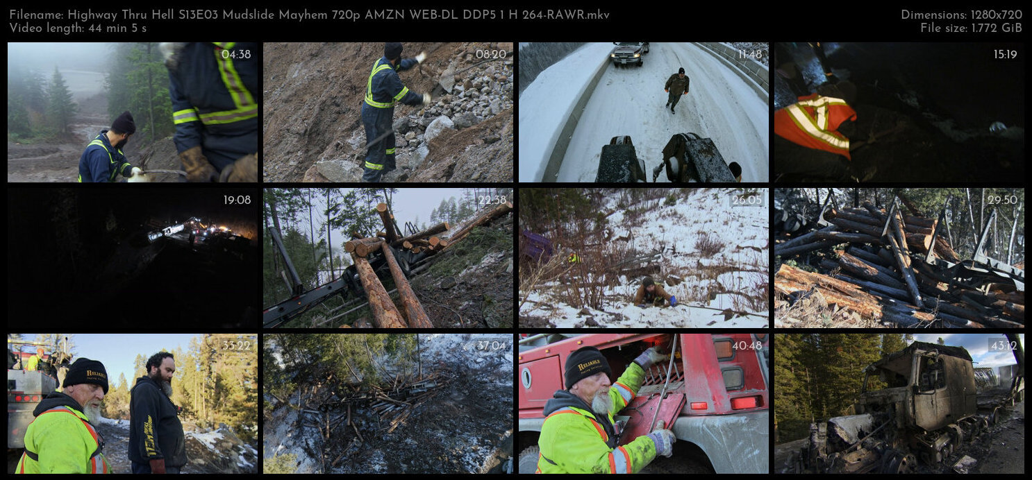 Highway Thru Hell S13E03 Mudslide Mayhem 720p AMZN WEB DL DDP5 1 H 264 RAWR TGx