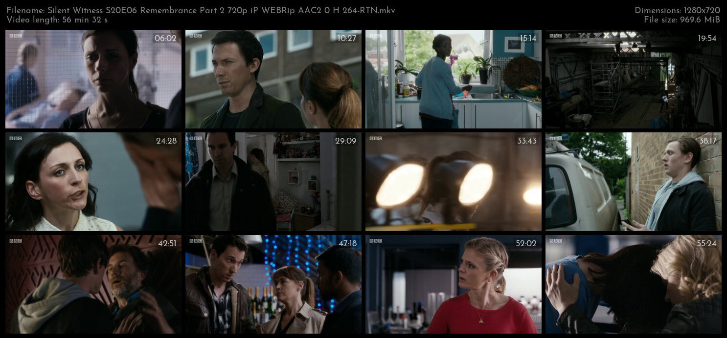 Silent Witness S20E06 Remembrance Part 2 720p iP WEBRip AAC2 0 H 264 RTN TGx