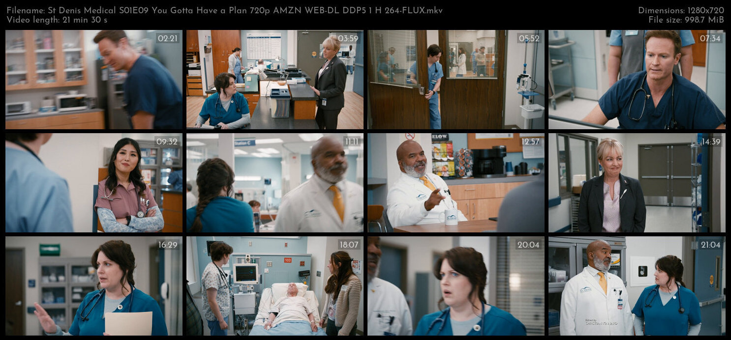 St Denis Medical S01E09 You Gotta Have a Plan 720p AMZN WEB DL DDP5 1 H 264 FLUX TGx