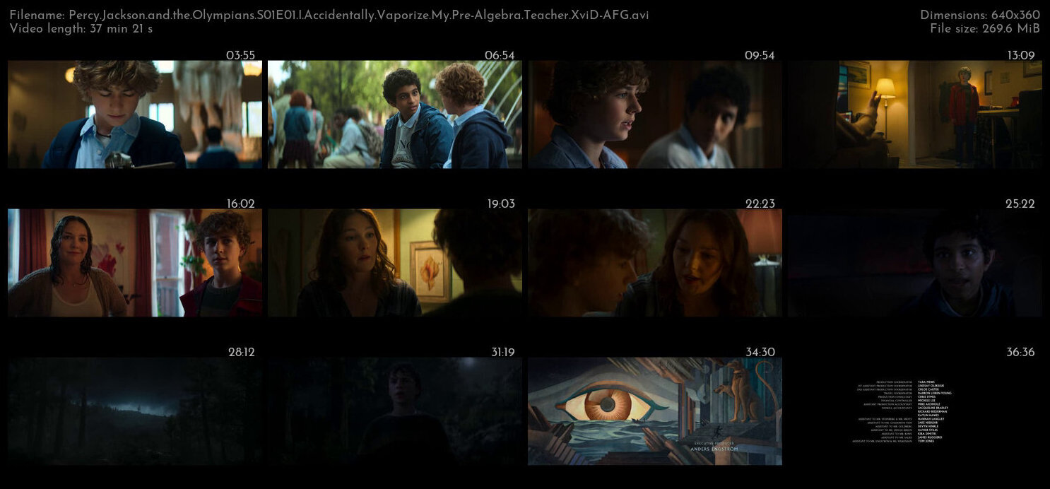 Percy Jackson and the Olympians S01E01 I Accidentally Vaporize My Pre Algebra Teacher XviD AFG TGx