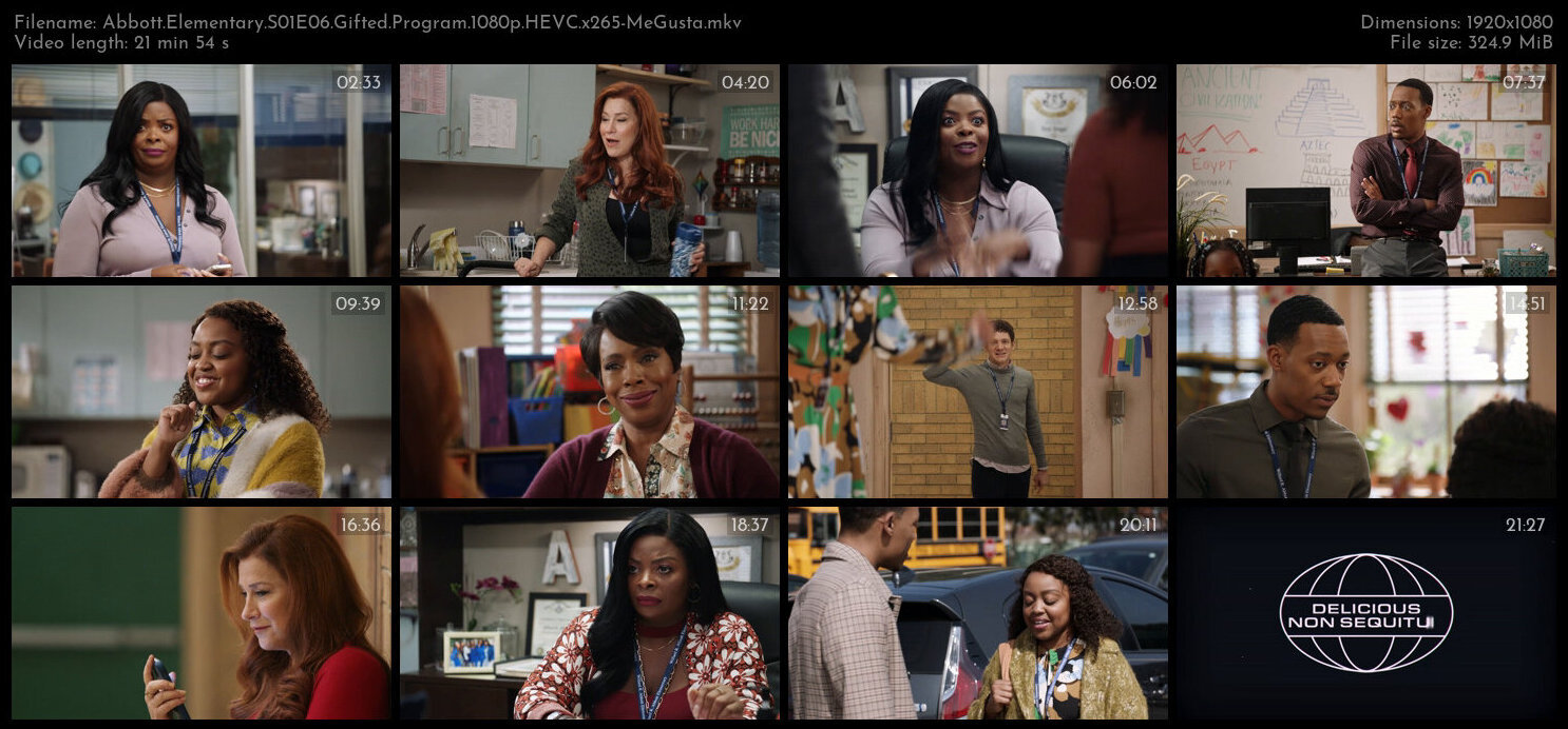 Abbott Elementary S01E06 Gifted Program 1080p HEVC x265 MeGusta TGx