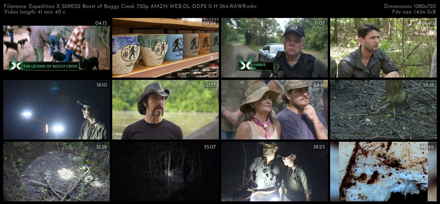 Expedition X S09E02 Beast of Boggy Creek 720p AMZN WEB DL DDP2 0 H 264 RAWR TGx