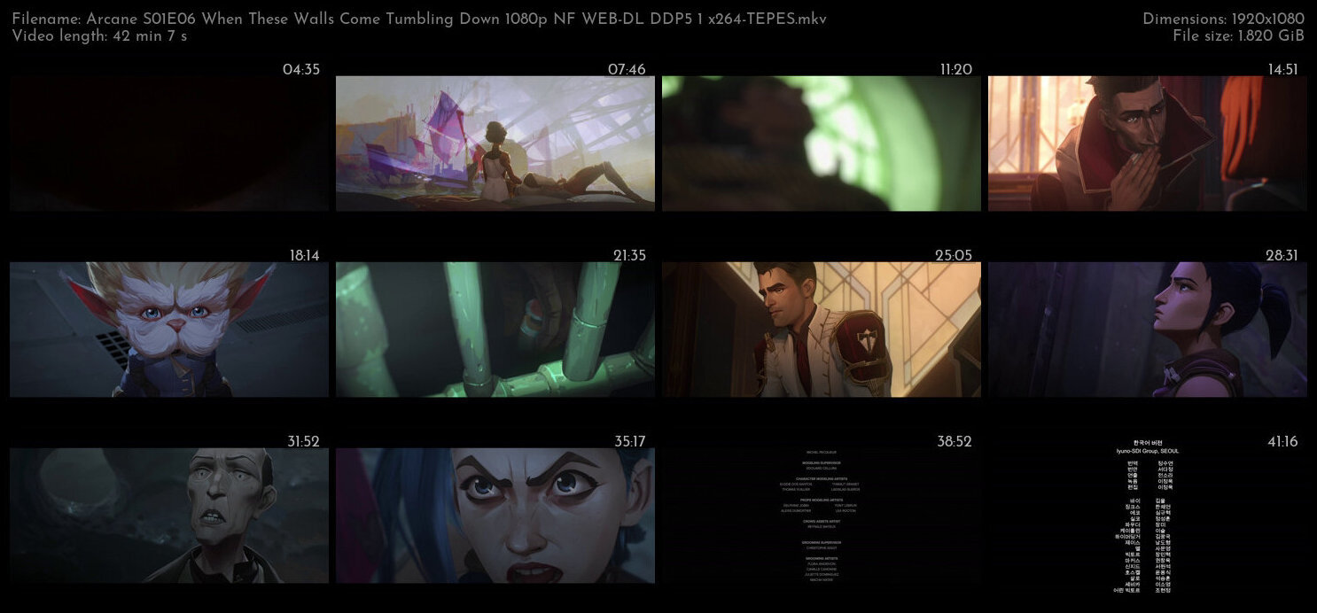 Arcane S01E06 When These Walls Come Tumbling Down 1080p NF WEB DL DDP5 1 x264 TEPES TGx