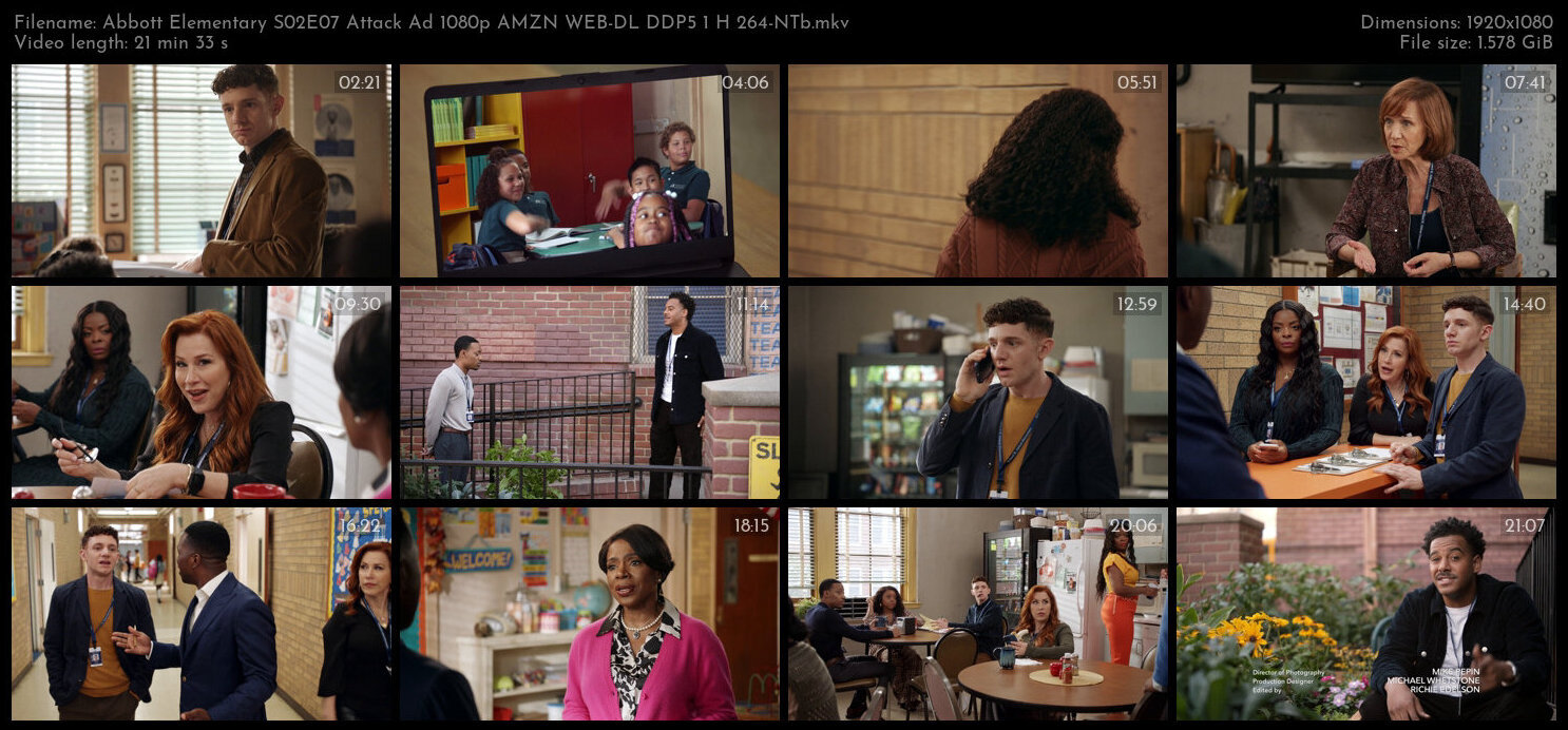 Abbott Elementary S02E07 Attack Ad 1080p AMZN WEB DL DDP5 1 H 264 NTb TGx