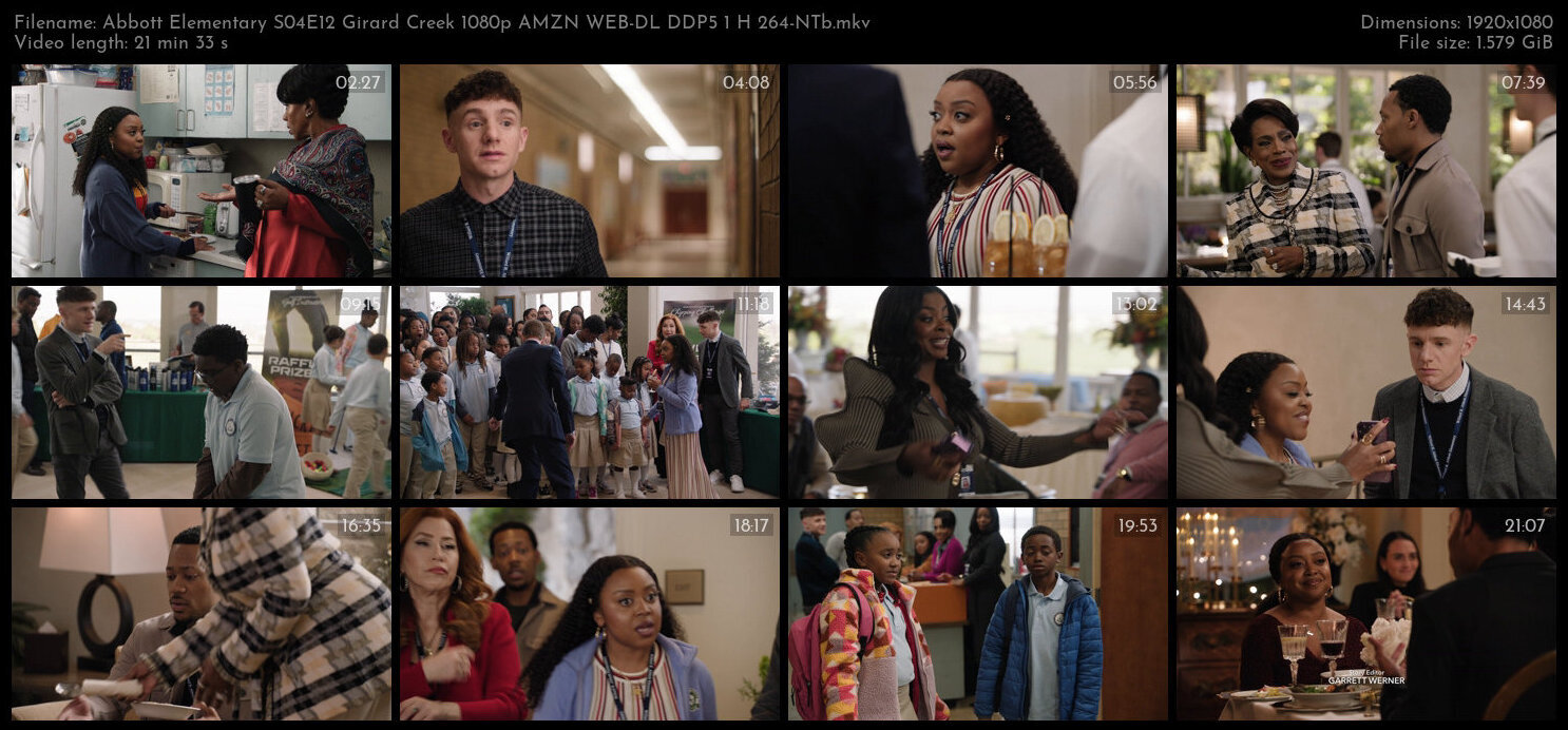 Abbott Elementary S04E12 Girard Creek 1080p AMZN WEB DL DDP5 1 H 264 NTb TGx