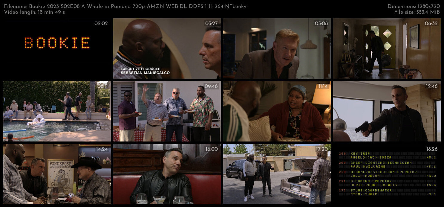 Bookie 2023 S02E08 A Whale in Pomona 720p AMZN WEB DL DDP5 1 H 264 NTb TGx