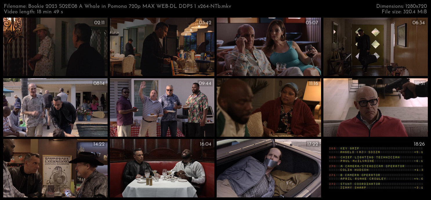 Bookie 2023 S02E08 A Whale in Pomona 720p MAX WEB DL DDP5 1 x264 NTb TGx