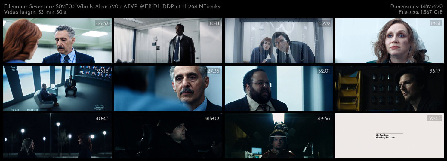 Severance S02E03 Who Is Alive 720p ATVP WEB DL DDP5 1 H 264 NTb TGx