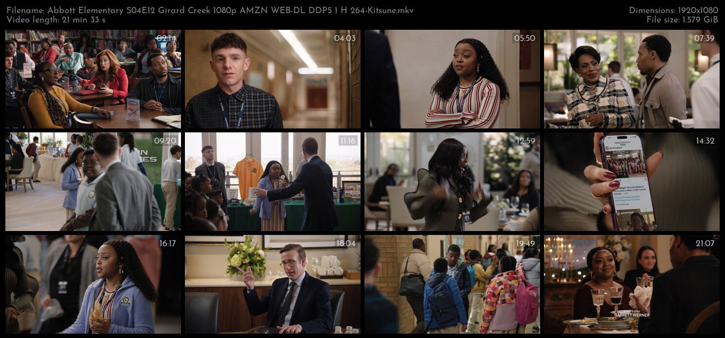 Abbott Elementary S04E12 Girard Creek 1080p AMZN WEB DL DDP5 1 H 264 Kitsune TGx