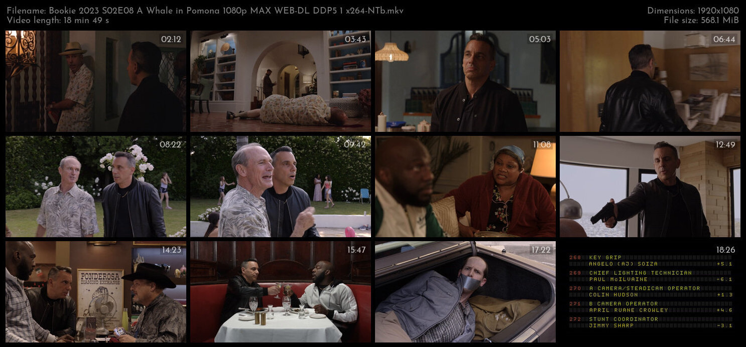 Bookie 2023 S02E08 A Whale in Pomona 1080p MAX WEB DL DDP5 1 x264 NTb TGx