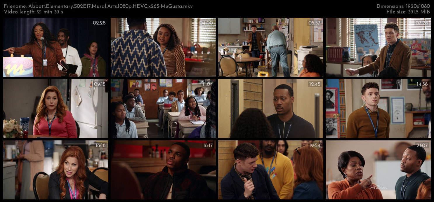 Abbott Elementary S02E17 Mural Arts 1080p HEVC x265 MeGusta TGx