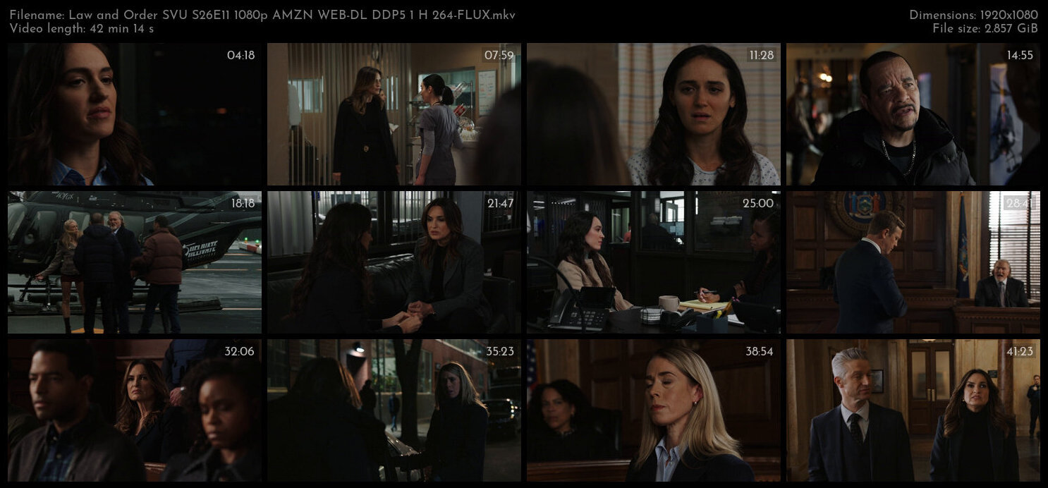 Law and Order SVU S26E11 1080p AMZN WEB DL DDP5 1 H 264 FLUX TGx