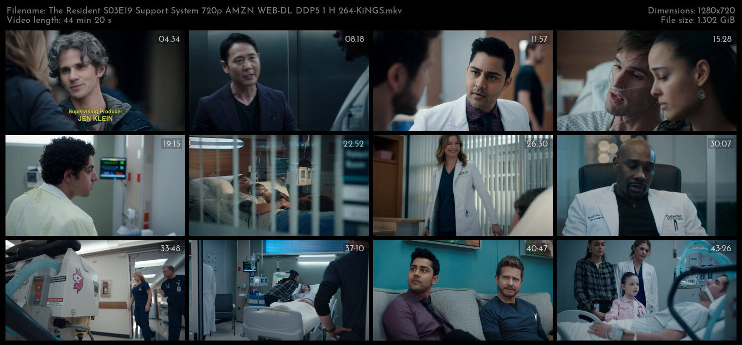 The Resident S03E19 Support System 720p AMZN WEB DL DDP5 1 H 264 KiNGS TGx