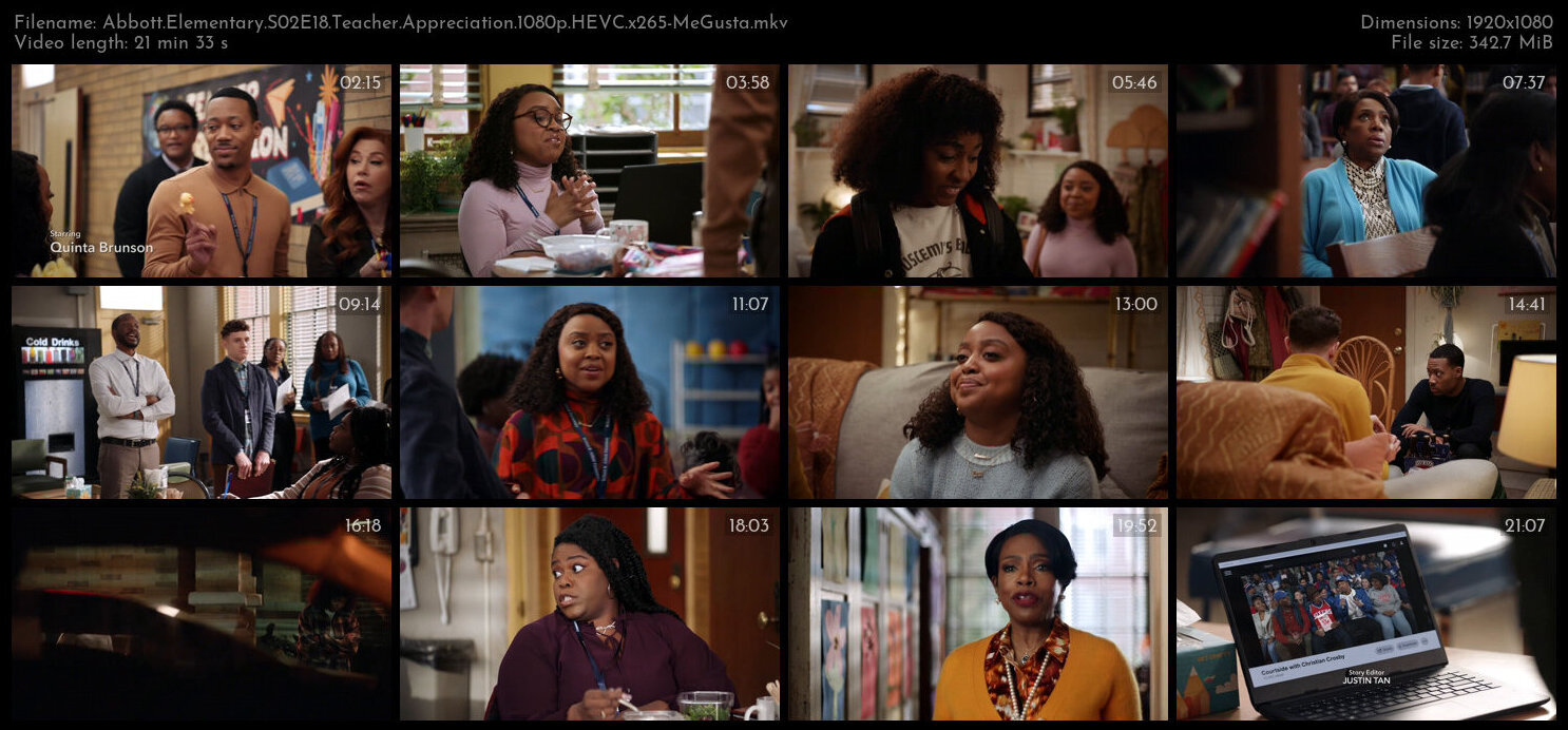 Abbott Elementary S02E18 Teacher Appreciation 1080p HEVC x265 MeGusta TGx