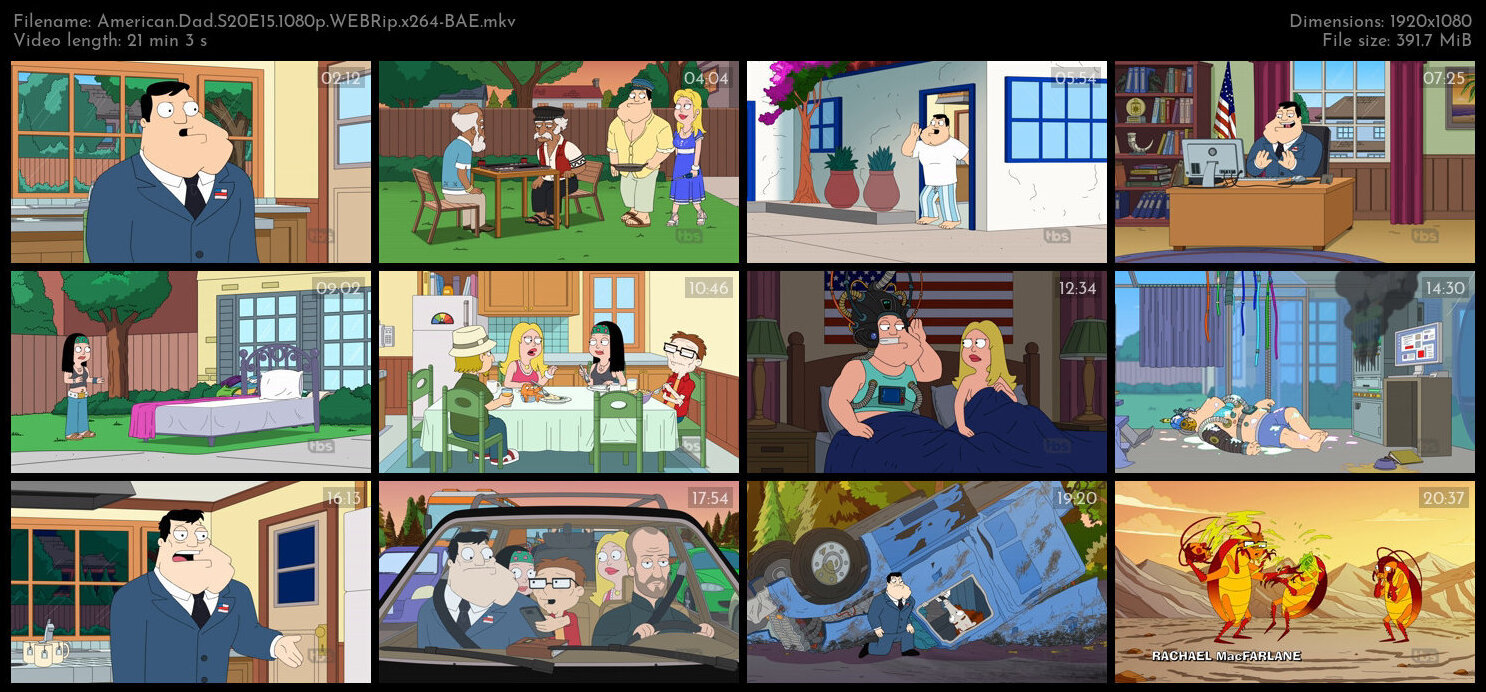 American Dad S20E15 1080p WEBRip x264 BAE TGx