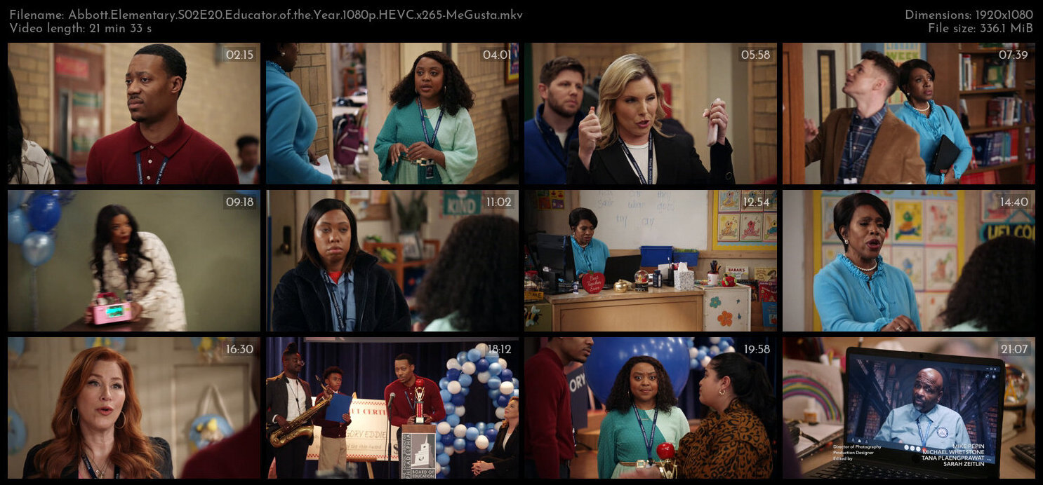 Abbott Elementary S02E20 Educator of the Year 1080p HEVC x265 MeGusta TGx