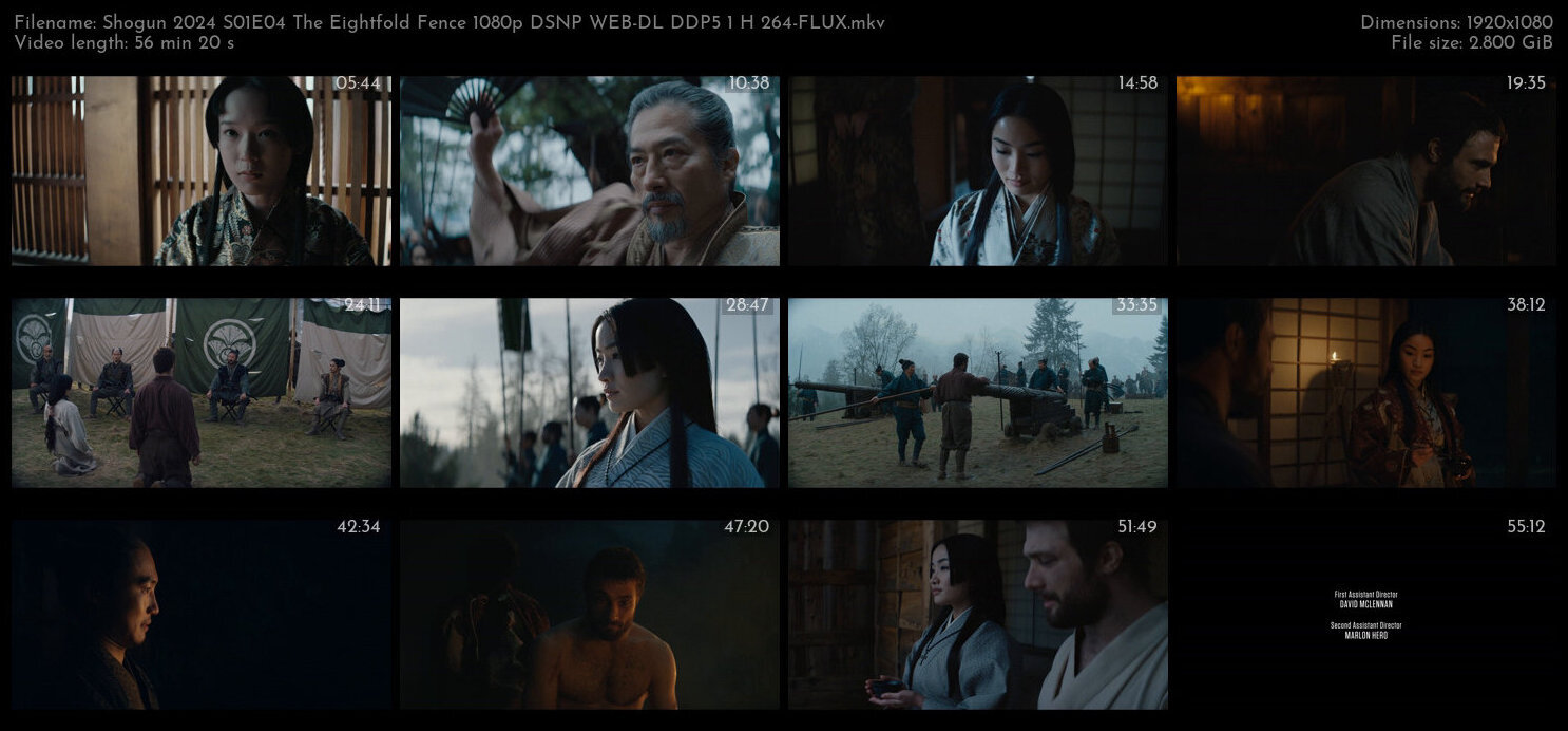 Shogun 2024 S01E04 The Eightfold Fence 1080p DSNP WEB DL DDP5 1 H 264 FLUX TGx