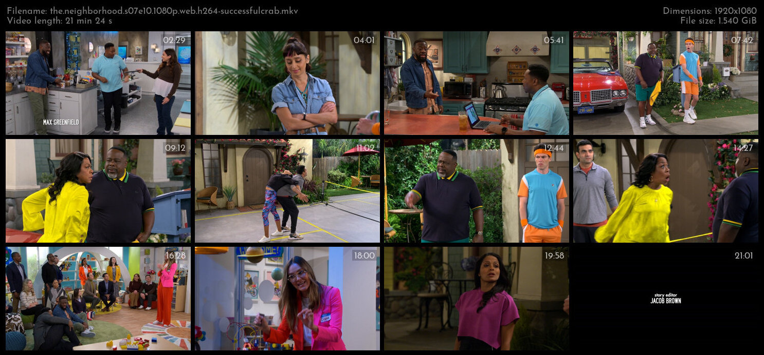 The Neighborhood S07E10 1080p WEB H264 SuccessfulCrab TGx