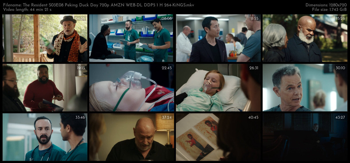 The Resident S03E08 Peking Duck Day 720p AMZN WEB DL DDP5 1 H 264 KiNGS TGx