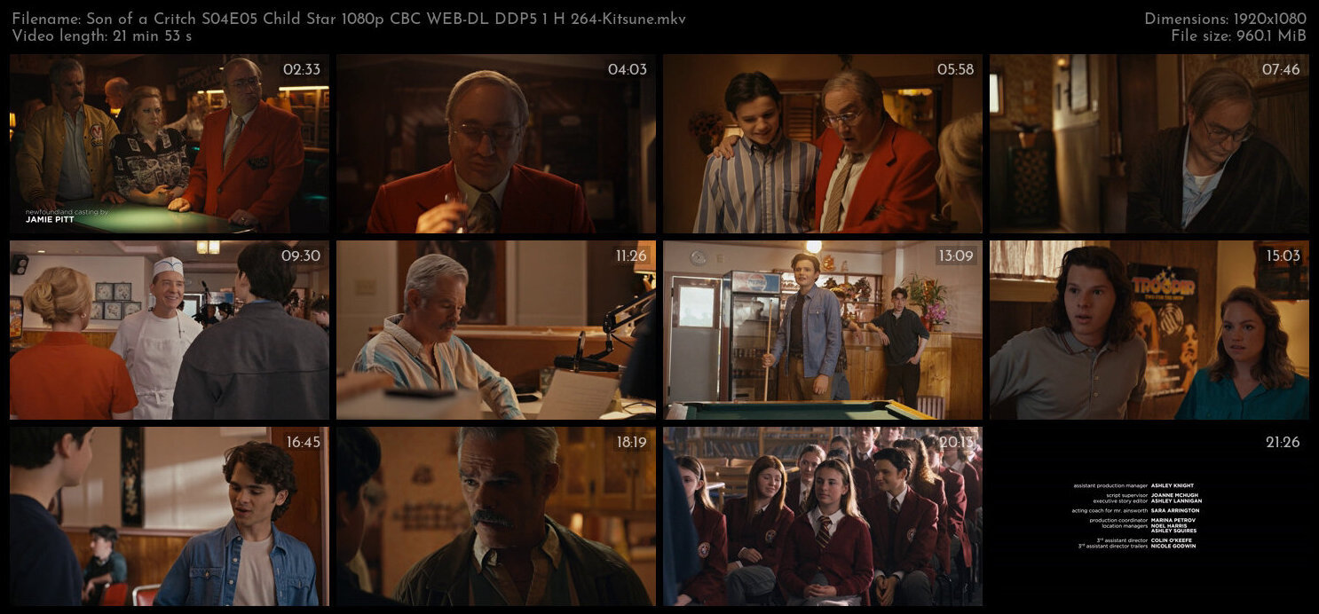 Son of a Critch S04E05 Child Star 1080p CBC WEB DL DDP5 1 H 264 Kitsune TGx