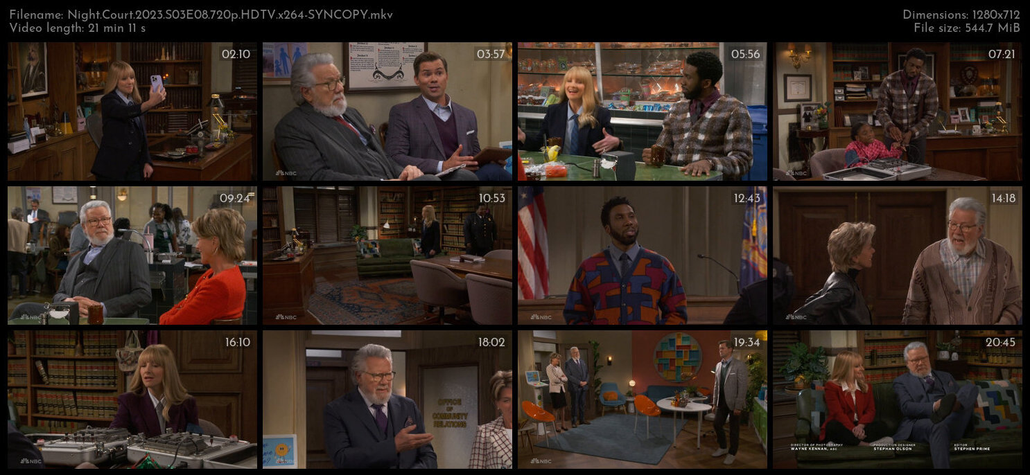 Night Court 2023 S03E08 720p HDTV x264 SYNCOPY TGx