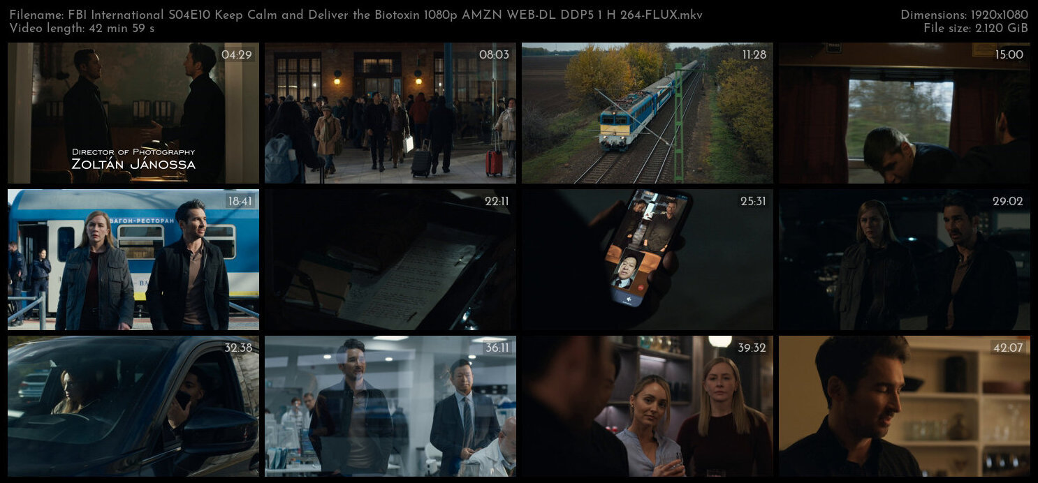 FBI International S04E10 Keep Calm and Deliver the Biotoxin 1080p AMZN WEB DL DDP5 1 H 264 FLUX TGx