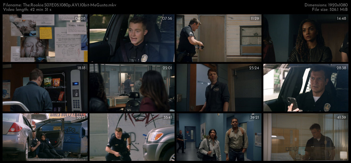 The Rookie S07E05 1080p AV1 10bit MeGusta TGx