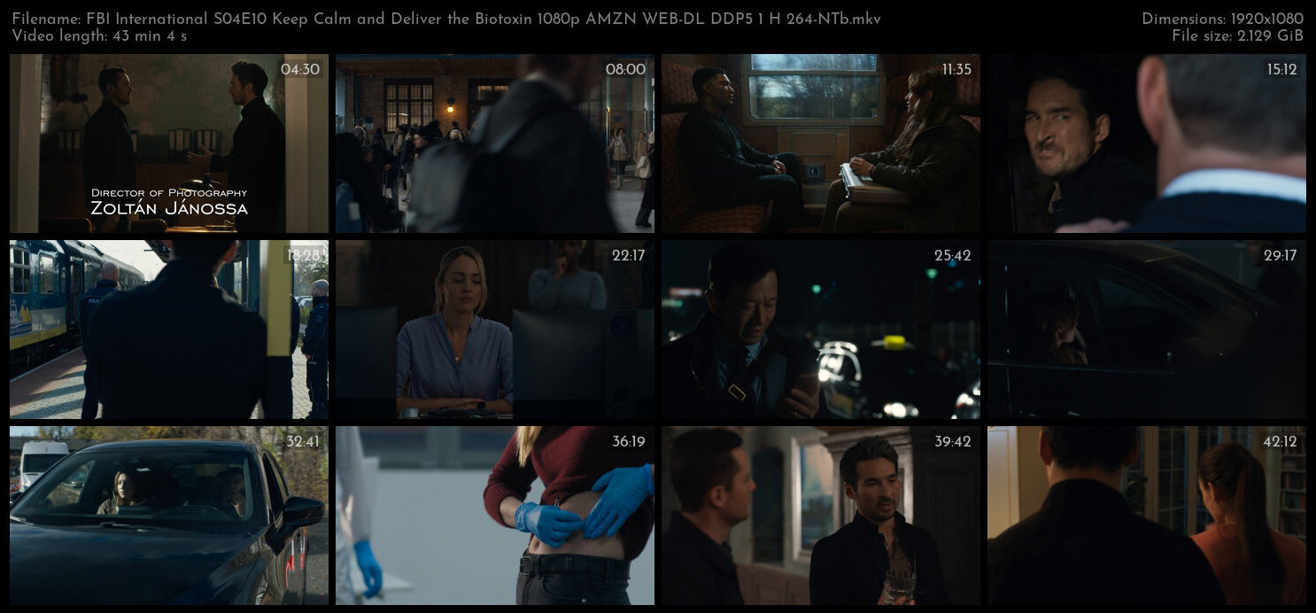 FBI International S04E10 Keep Calm and Deliver the Biotoxin 1080p AMZN WEB DL DDP5 1 H 264 NTb TGx