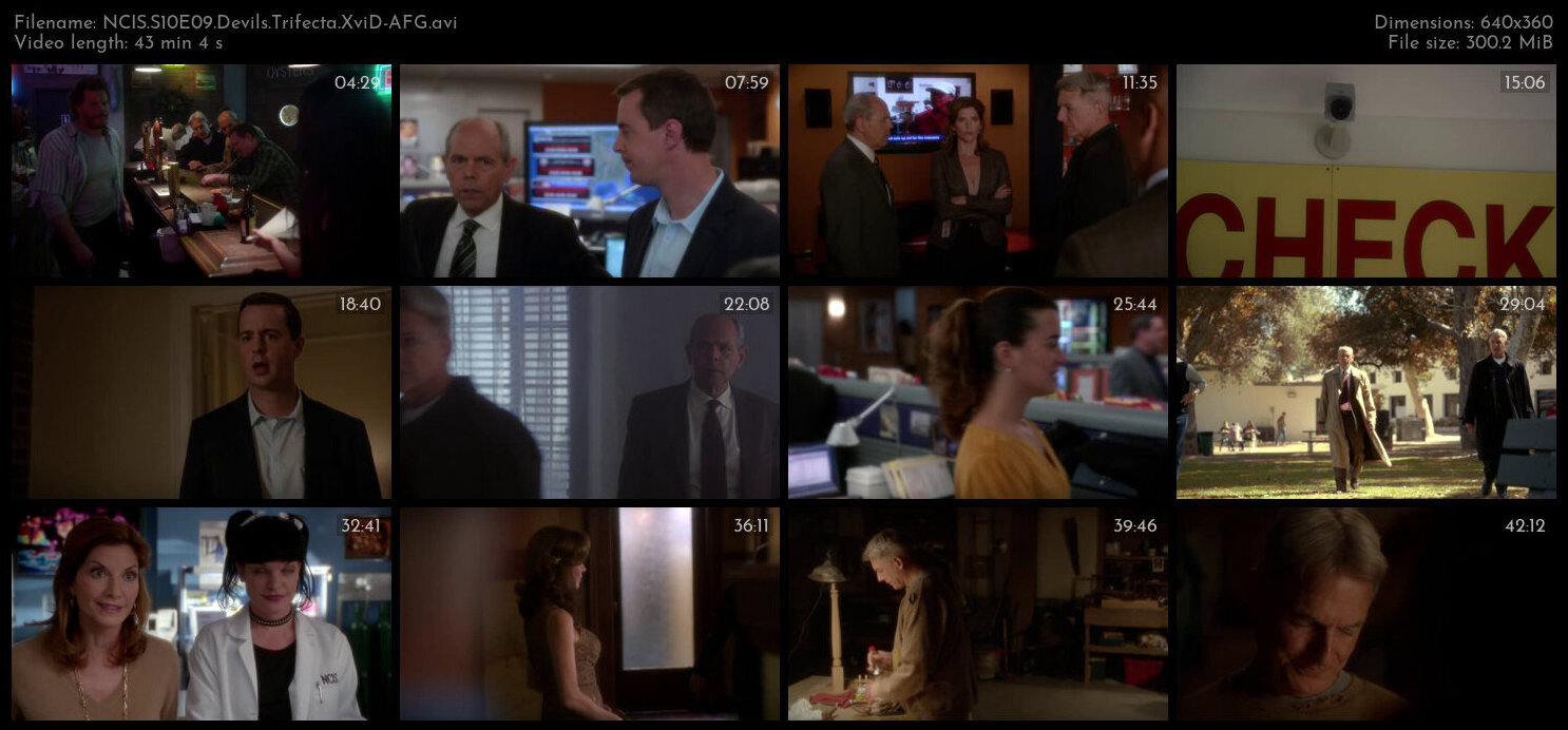 NCIS S10E09 Devils Trifecta XviD AFG TGx