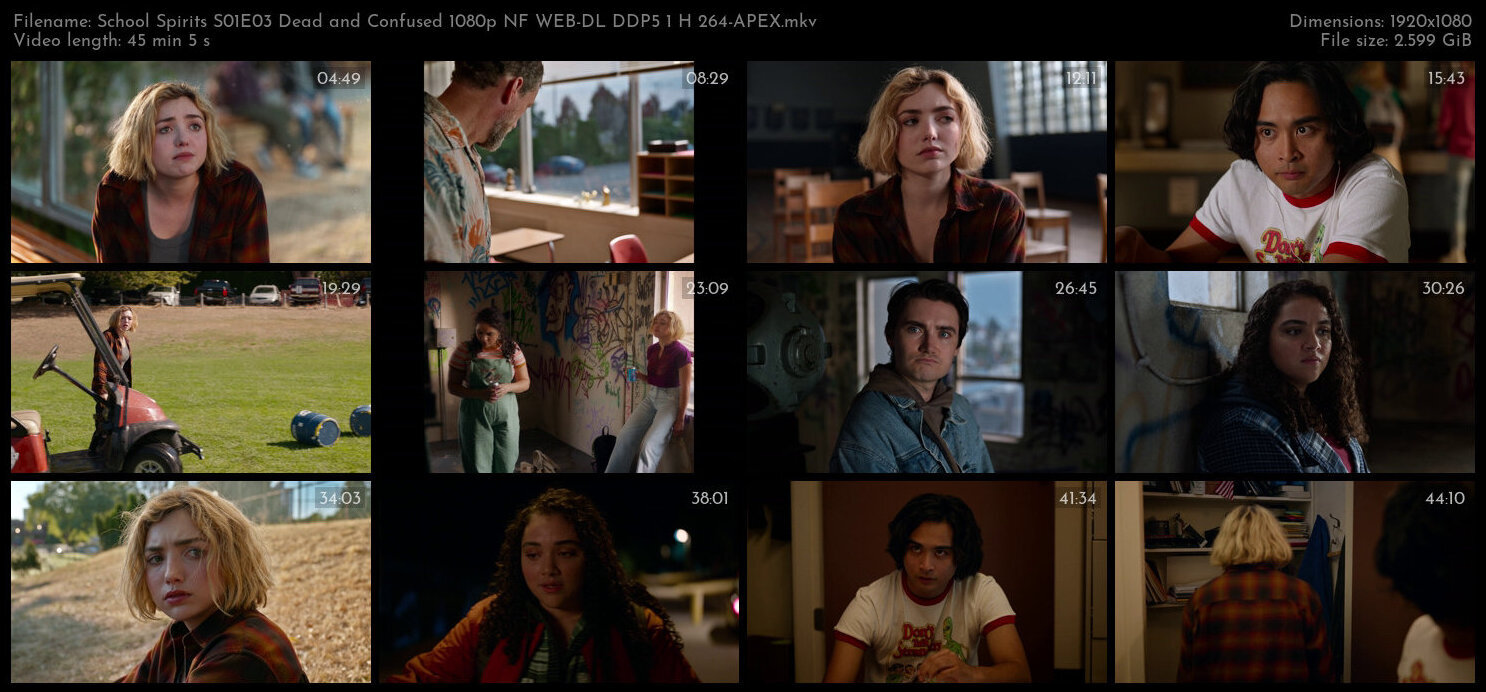 School Spirits S01E03 Dead and Confused 1080p NF WEB DL DDP5 1 H 264 APEX TGx