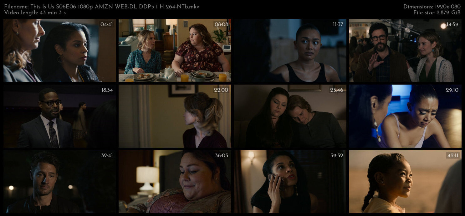 This Is Us S06E06 1080p AMZN WEB DL DDP5 1 H 264 NTb TGx