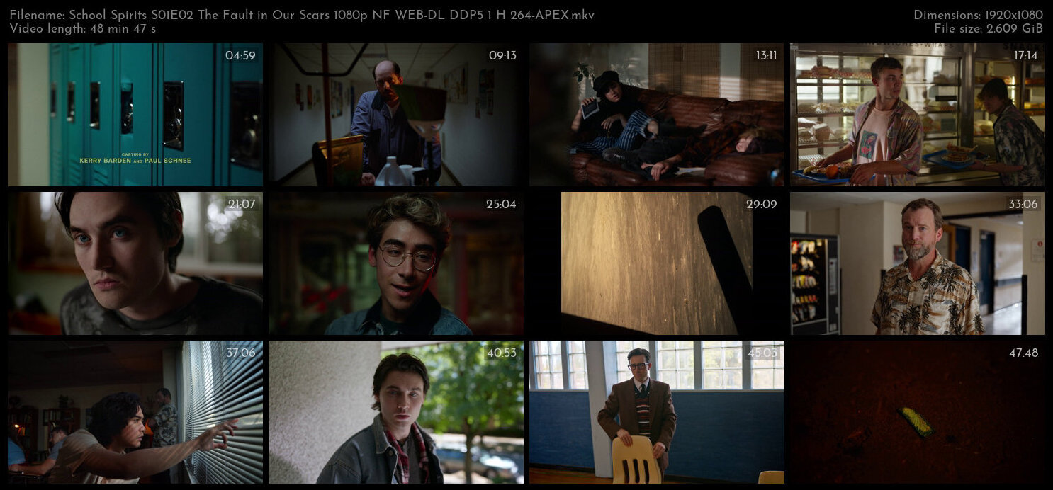 School Spirits S01E02 The Fault in Our Scars 1080p NF WEB DL DDP5 1 H 264 APEX TGx